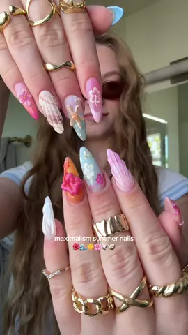 best set i’ve ever created i never want to take them off😭 #nailtok #summernails #nailinspo 