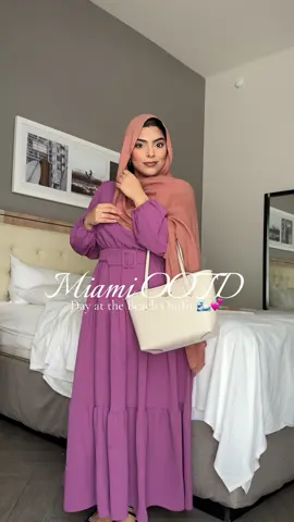 Love this dress, perfect modesty girly outfit 💕🥰 . . #maimibeach #modestoutfit #modestgirly #hijabifashion #hijabioutfit #beachootd 