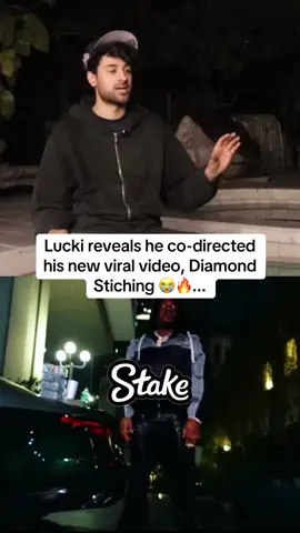 Lucki reveals he co-directed his new viral video, Diamond Stiching 😭🔥... #lucki #director #diamondstiching 