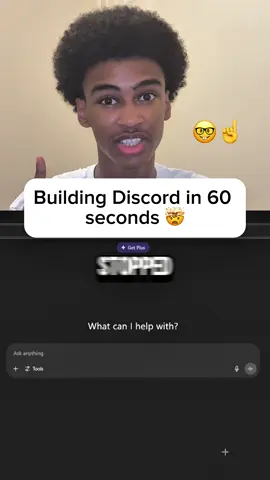 I made discord in under 60 seconds! #vibecoder #techtok #lovabledev #lovable #aitools #kiru #fyp 