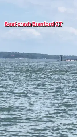 Boat crash Branford CT#boat #boatlife #crash 