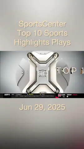 SportsCenter Top 10 Sports Highlights Plays Jun 29, 2025 #ESPN #Top10 #sports #sport #americansports #SCTop10 #TSNTop10 #sportscenter #sportscentre #moments #highlights #highlight #sportshighlights #fyp #foryoupage #sunday 