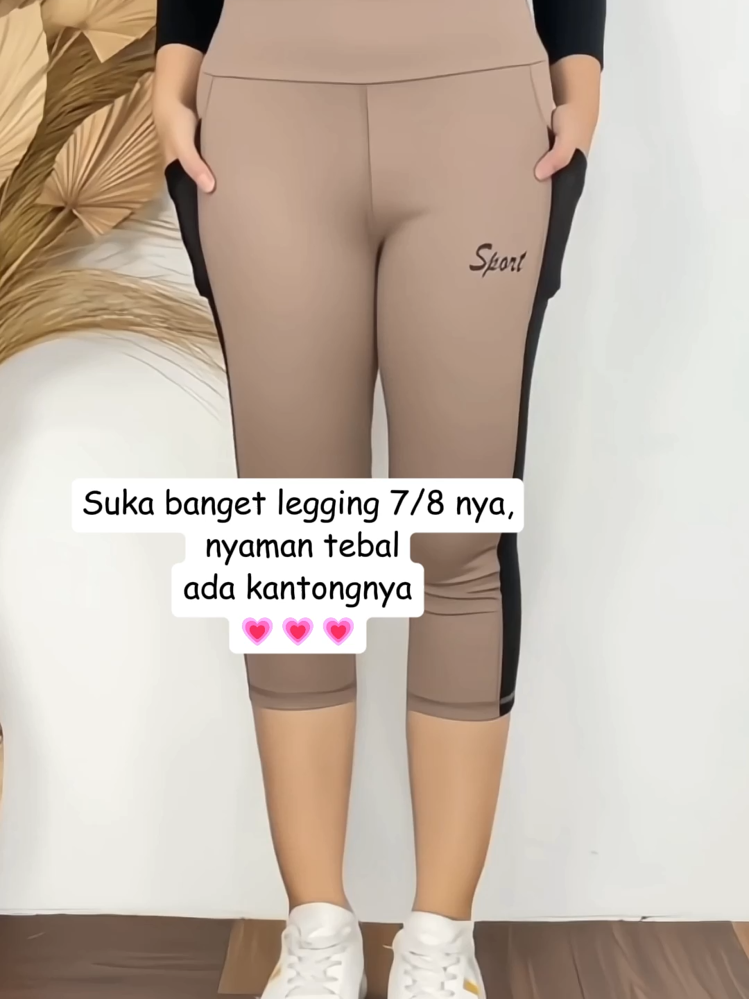 Legging PEndek 7/8 Kantung Saku #style #terbaru #celanawanita #legging