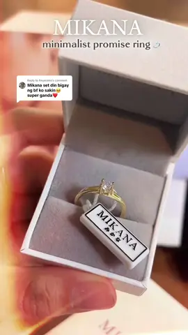 Replying to @freyarainnmikana promise ring for girlfriend 🥺💍 sana all!! #mikanapromisering #mikanaforher #mikanagiftideas #giftsetideas #giftset #monthsarygift #anniversarygift #giftforgf #giftforgfideas #jewelrygiftideas #mikana #promisering #adjustablerings #mikana #mikanasetjewelries #mikanaset #mikanapromisering #mikanahayamenecklace #mikananecklace #mikanabirthflowernecklace #mikanaforher #mikanagiftideas #giftsetideas #giftset #monthsarygift #anniversarygift #giftforgf #giftforgfideas #jewelrygiftideas #ValentinesDay #valentinesdaygiftideas #giftforher #mikanasurprise #surprisegift 