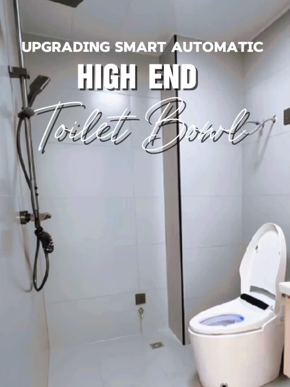 Toilet bowl 'to na marunong magbukas… kusa! Walang hawakan, hygienic Meron siyang built-in bidet, heated seat para comfy kahit malamig at may ilaw pa para sa midnight restroom trips  Parang hotel bathroom sa sariling bahay! Promise, once you try this .HINDI KA NA BABALIK SA LUMA MONG INIDORO! Pa-modern na rin ng banyo mo, besh Get yours NOW sa link na 'to  #ToiletUpgrade #SmartToilet #tiktokmademebuyit 