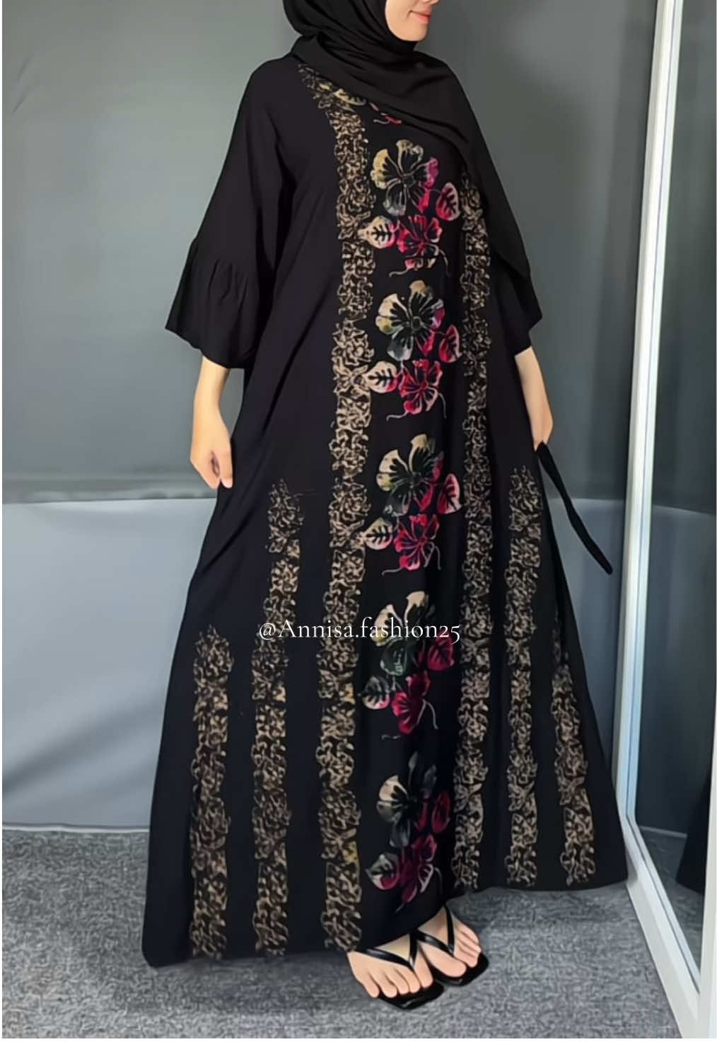 Bwahnya mayung ,ada tali samping bkin kliatan slim🥰 Ld 120cm #dress #daster #dressdaster #dasterkekinian 