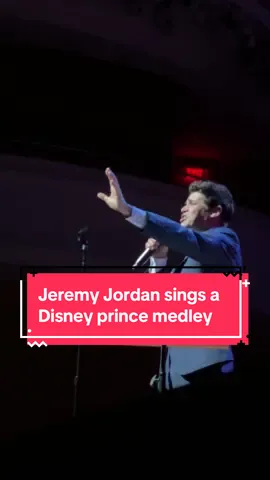 Jeremy Jordan stuns in Disney prince medley (and we’re not going to mention the camera drift bc I was a mess okay) #jeremyjordan 