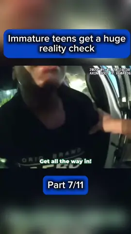 Immature teens get a huge reality check | Part 7 #cops #fyp #police #viralbodycam #bodycam #shocking #viral #teens #wow