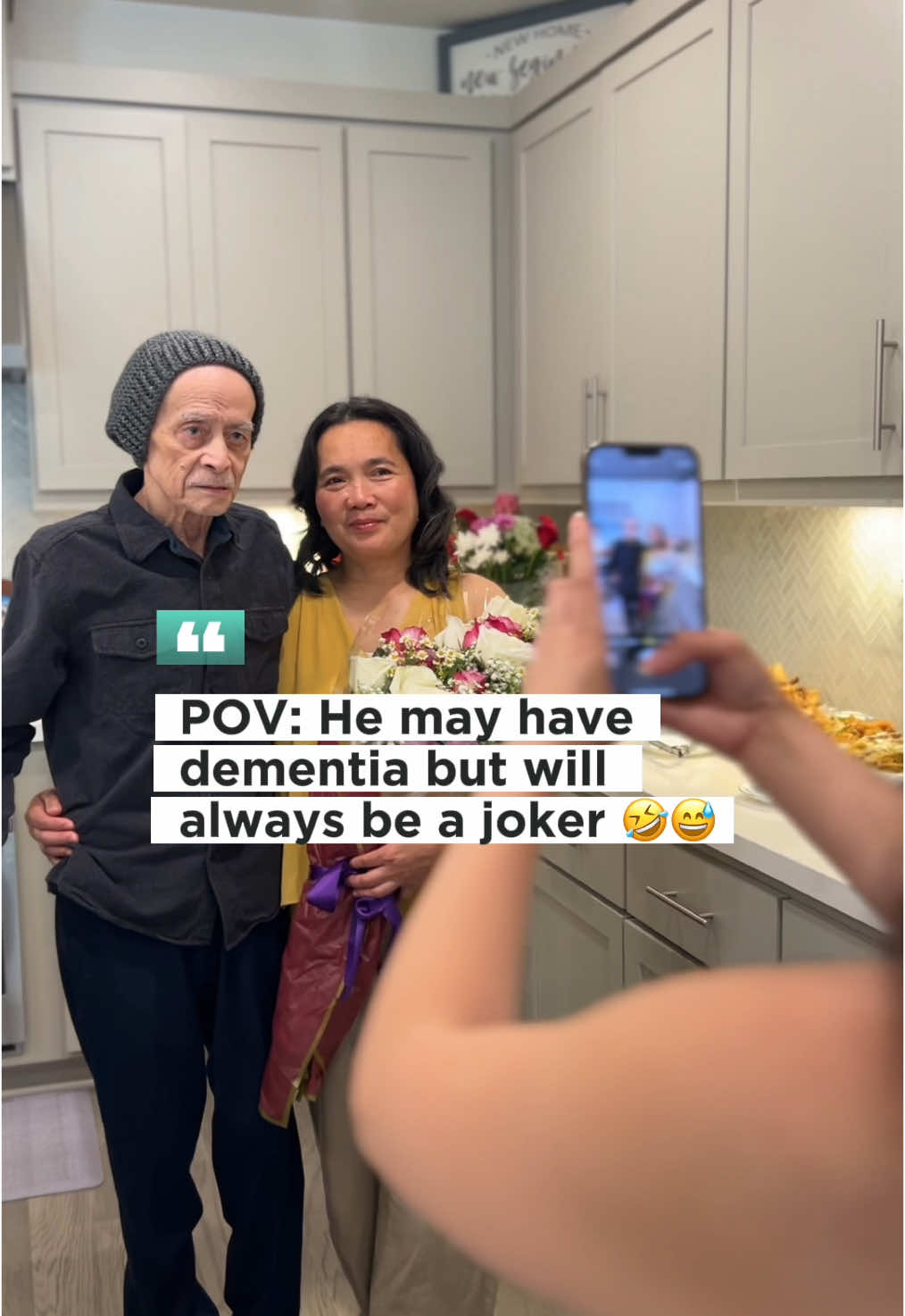 He got jokes 🤣😅 #dementia#dementiadad#stroke#strokesurvivor#dad#funny#reality#relatable#caregiver#carehome#dementiaawareness#dadsoftiktok#elderly  