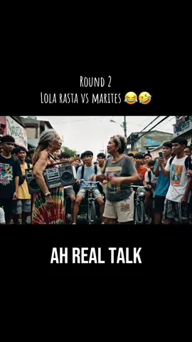 Round2 😂 - Lola Rasta vs Marites #fypシ゚ #ai #rapbattle #lolarasta #marites #fliptop #viralvideos