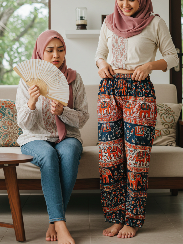 Thailand Batik Elephant Pant / Seluar Panjang Batik Gajah / Kain Sejuk Thailand “Panas? Cuba Batik Ni!” “Seluar Sejuk Thailand 🐘” #BatikGajah #ThailandPants #SeluarSejuk #TikTokMadeMeBuyIt #ProdukMuslimah #OOTDMuslimah #MalaysiaTikTok #ReadyStockMY