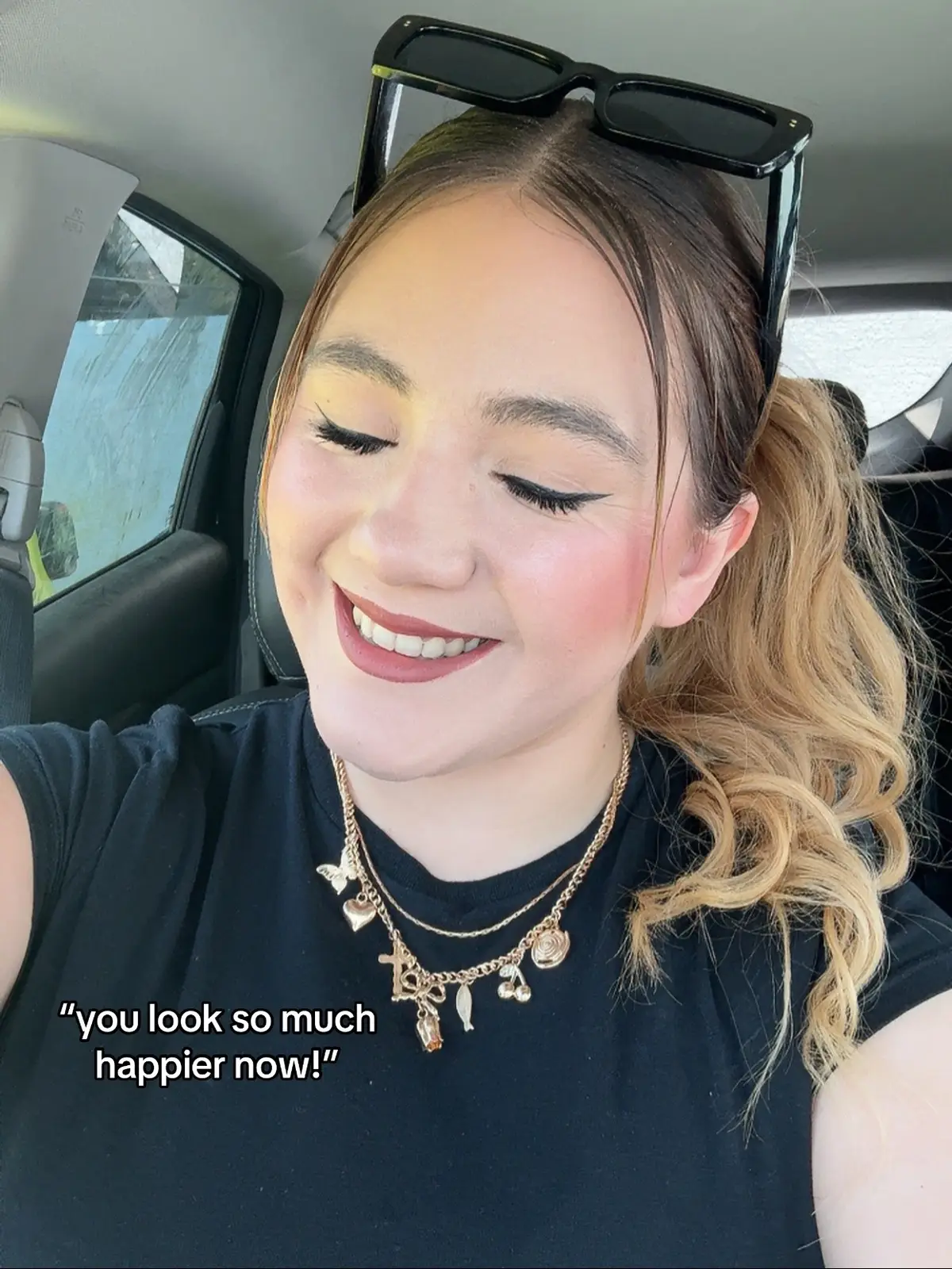 idk why i thought putting myself down was cool + saying i thought i was ugly would make me come off as “humble” when i was younger.. but yikes.. like, god forbid a girl think she’s a baddie lol 😭 im that girl 🙂‍↔️❤️‍🔥 #fyp #foryou #foryoupage #growingup #happier #trends #selflove #bodypositivity #loveyourself #worthy #youareloved #youareenough #youlookhappier #taylorswift #trending 