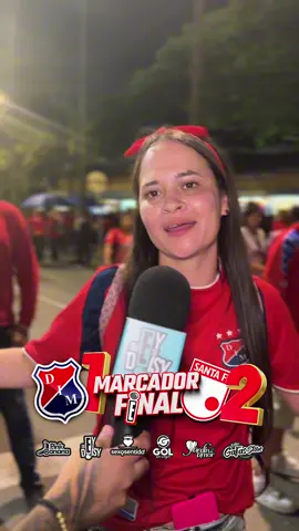 MEDELLÍN 1 - SANTA FE 2 REACCIONES  #fpc #ligabetplay #medellin