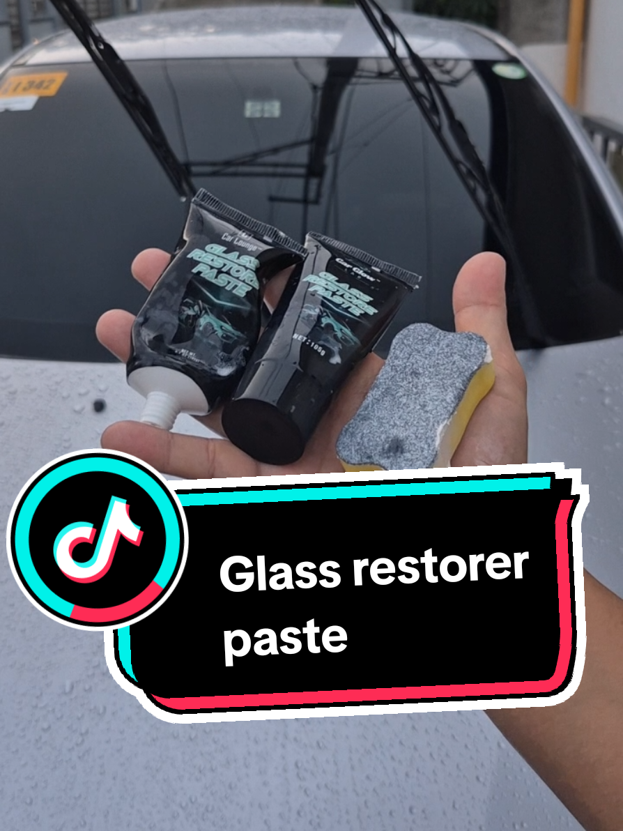 wag na mag tiis sa malabong salamin#windshield #window #Glassrestorerpaste #acidrain #watermarks #remover #effective #carglowlab #automotiveglassrestore #fyppppppppppppppppppppppp #fyp #fypviral 
