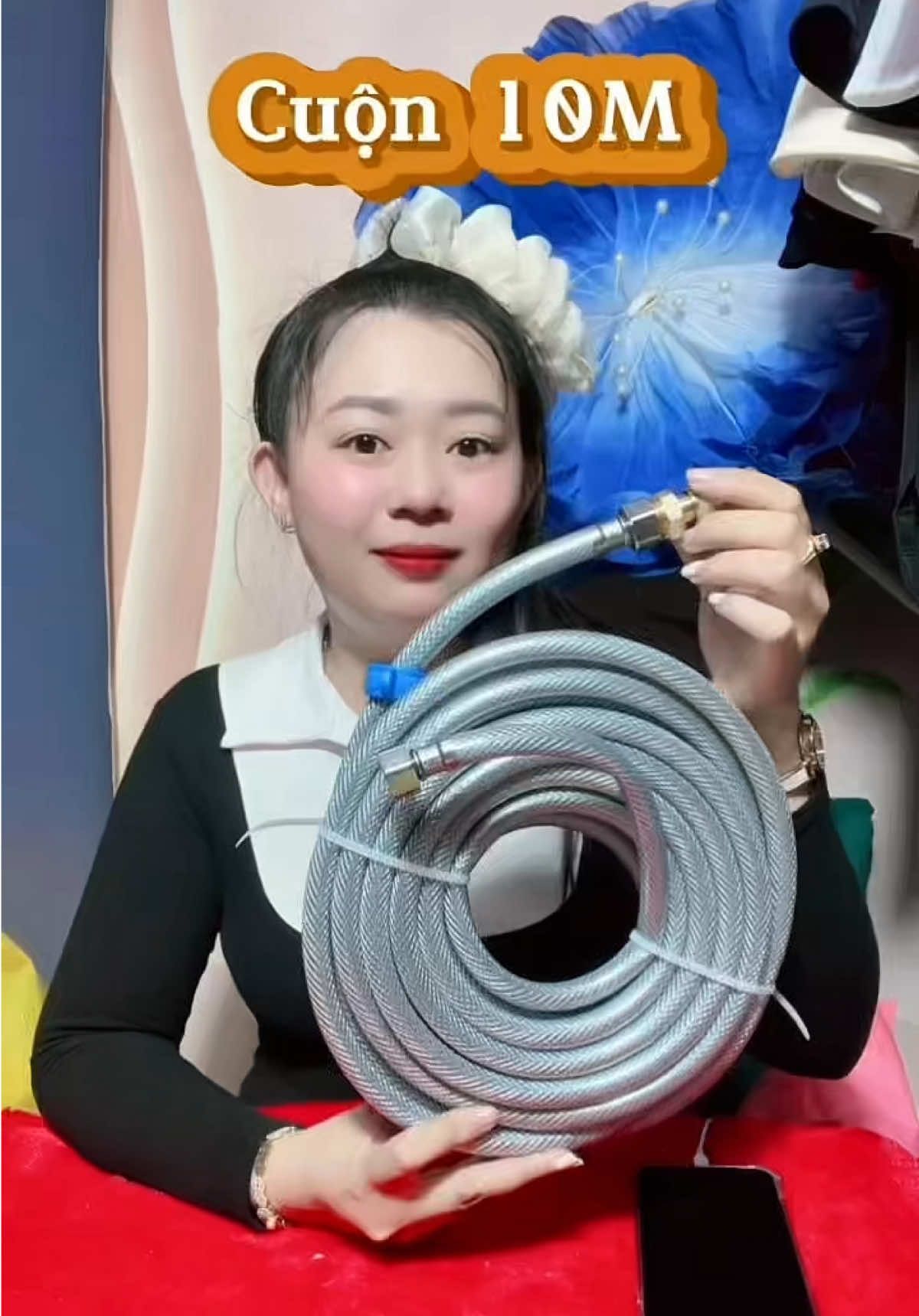 Cuộn dây 10M tăng áp rửa xe tưới cây quá tiện lợi giá rẻ ạ #xuhuong #xuhuongtiktok #fyp #vòi_tăng_áp #voitangap #voiruaxe #voituoicay #giadung 