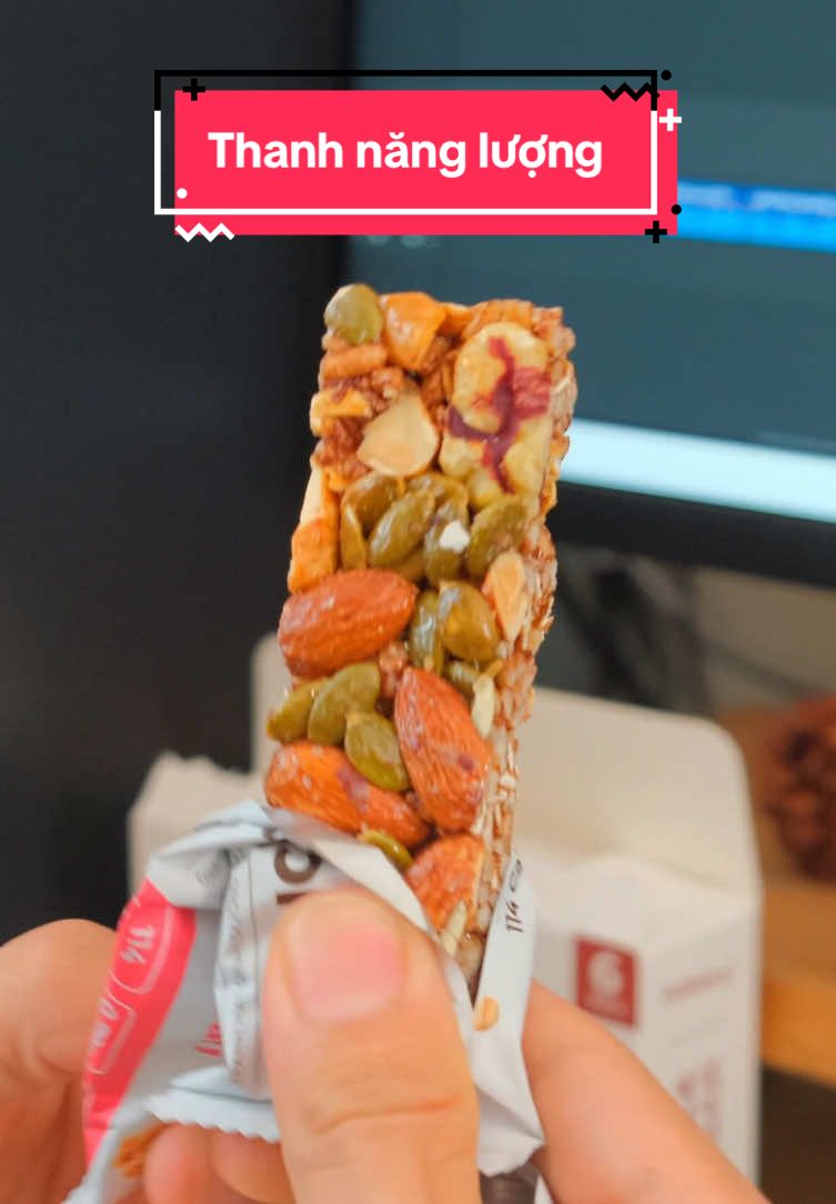 Cái này tiện mang theo bên người, lúc nào cần là nạp năng lượng được ngay, mà vị ngon lắm nha | Thanh hạt năng lượng Hebekery | Nhân check #nhancheck #review 