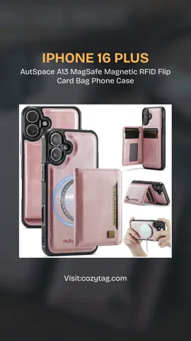 1iPhone 16 Plus AutSpace A13 MagSafe Magnetic RFID Flip Card Bag Phone Case #cozytag #iphone16plus   Secure your style & convenience in one! ✨ The iPhone 16 Plus AutSpace A13 Case isn’t just a case — it's your cardholder, MagSafe charger, and sleek sidekick. Flip. Snap. Go. 🚀 Protect your phone in style while keeping your essentials right in your pocket.   Shop Now: https://www.cozytag.com/products/for-iphone-16-plus-autspace-a13-magsafe-magnetic-rfid-flip-card-bag-phone-caserose-gold  Explore more at: https://www.cozytag.com   #iPhone16PlusCase, #MagSafeWalletCase, #AutSpaceA13, #MagneticFlipCase, #RFIDPhoneCase, #CardHolderCase, #TechStyle, #iPhoneAccessories, #EverydayCarry, #CozyTag, #ModernMinimalist, #GadgetGoals, #iPhoneGear, #SmartAccessories, #BuiltForiPhone, #PocketSmart, #MagSafeReady, #AppleCase, #FlipCardHolder, #RoseGoldVibes