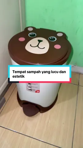Tempat sampah pedal injak, lucu dan estetik ❤️ #tempatsampah 
