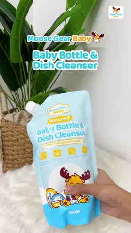 Gentle clean for spotless feeding essentials! 🫧 Try our Unscented Baby Bottle & Dish Cleanser for your little one’s feeding needs! It’s 100% safe for babies while being tough on residues, making everyday cleaning effortless and sparkling! 🍼✨ Grab yours now! #TrustedByParentsLovedByBabies #MooseGearBaby #moosegearbabyph 