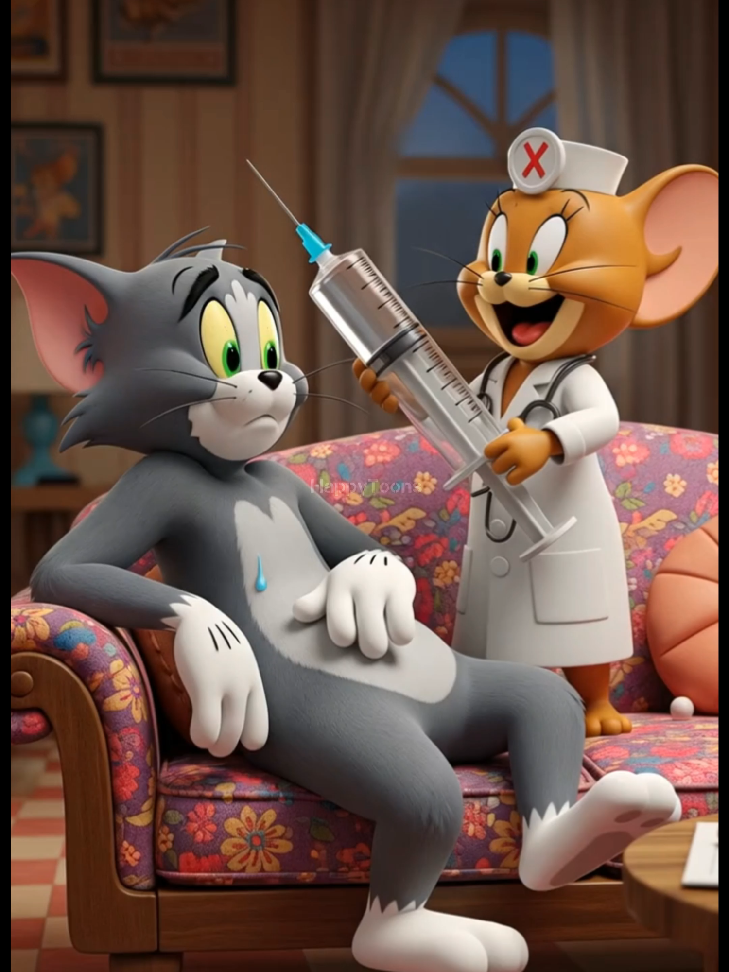 Tom & Jerry Rivalry! #happytoons #tomandjerry #funnycartoons #animation #newcartoonstories #funny #kidscartoonvideos #insonesiancartoon #funnycartoons #cartoonvideos