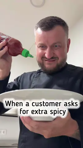 When a customer asks for extra spicy — we just add enough to make sure they never ask again. 🌶️ But he does it again.
