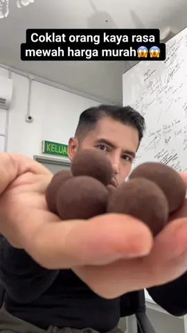 Coklat org kaya tapi harga rahmah😱