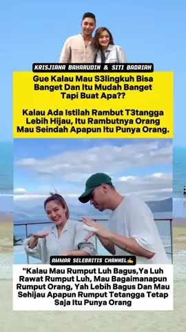 #keluargaartis #gosipartis #artisviral #krisjiana #sitibadriah #tentangartis #pernikahan #suami #istri #kehidupan #terbaru #trending #reminder  #videoviral #viralvideo #jangkauanluas  #ammarselebritischannel 
