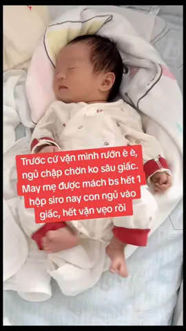 Mẹ bs ngày 2 gói siro trị và con háu tỉ ngủ sâu giấc và lên ký đều #siroanngonbabyplus #loisuahimom #mebimsua #mebim #baby 