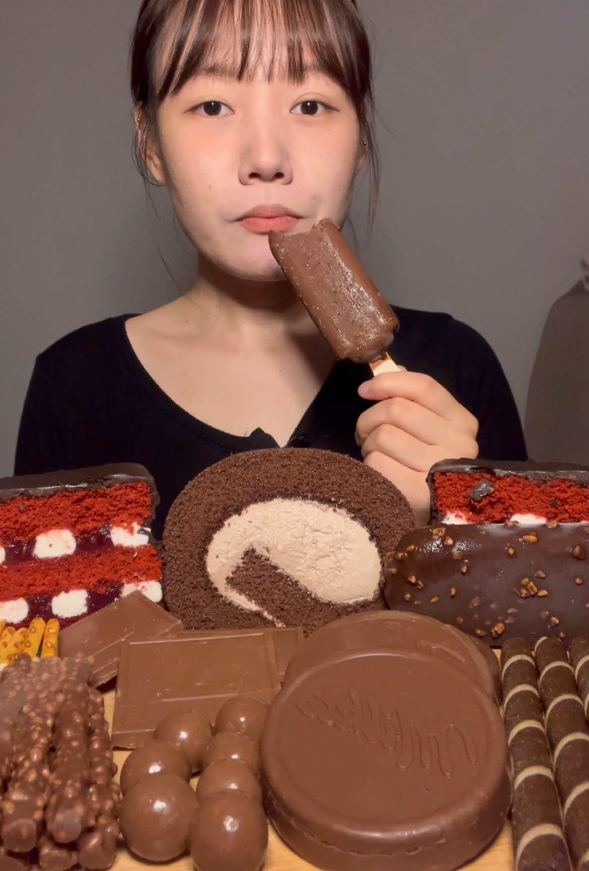 초코🍫 Chocolate dessert mukbang🍫 Full eating video tmrw! #mukbangeatingshow #chocolate #chocolatedessert #eatingasmr #먹방 