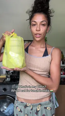 What I eat for lunch in India! #tiffin #indianfood #goanfood #goa #fyp 