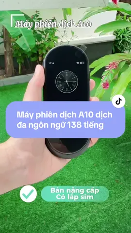 Máy phiên dịch A10 dịch đa ngôn ngữ 138 tiếng 🌟 #mayphiendich #maydichngonngu #phiendich #maythongdich #hocngoaingu #dulich #duhoc #xuatkhaulaodong #xuhuong #viral #fyp 