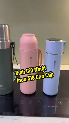 Các Mẫu Bình Giữ Nhiệt Inox 316 Cao Cấp An Toàn #tiktokviral #giadung #reviewdonha #donhabep #elmich #binhgiunhiet #binhgiunhietchinhhang #binhgiunhietinox316 