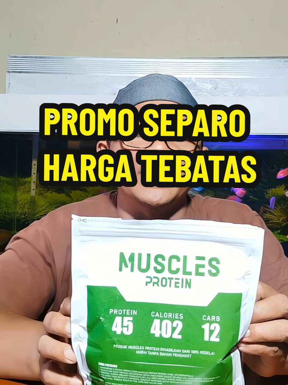 Membalas @_plentus untuk bulking membentuk otot ikuti petunjuk yang sudah ada dikemasanya untuk minuman protein biasa cukup 1 atau 2 kali saja 1 gelas cukup 1 atau 2 cendok susu kedelai #protein #susuprotein #musclesprotein 