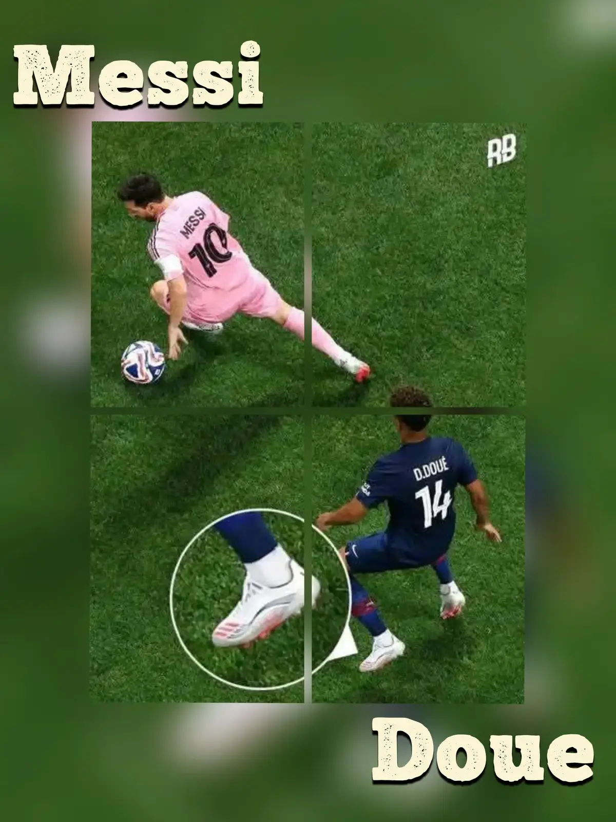 ésiré Doué mengenakan sepatu bot tanda tangan Messi saat melawannya malam ini di Piala Dunia Klub. 👀 👟 Doué sebelum pertandingan: 🗣️”Leo Messi membuat sejarah. Dia adalah salah satu pemain terhebat dalam sejarah. Dia adalah pemain yang menginspirasi saya ketika saya masih muda, dan dia menginspirasi seluruh generasi. 