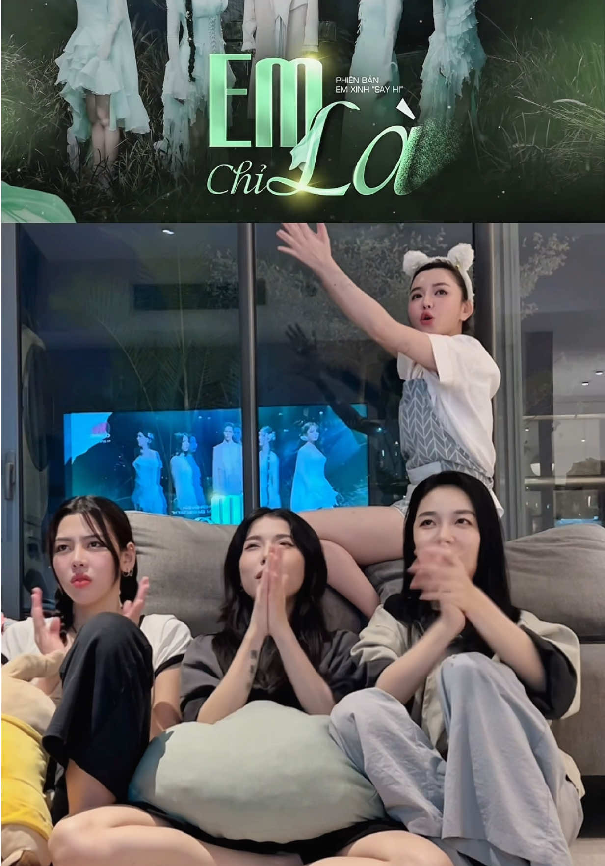 reaction phần 1 #emxinhsayhi #emxinh #emchila #bichphuong #lyhan #muoii #hoangduyen #tangduytan 