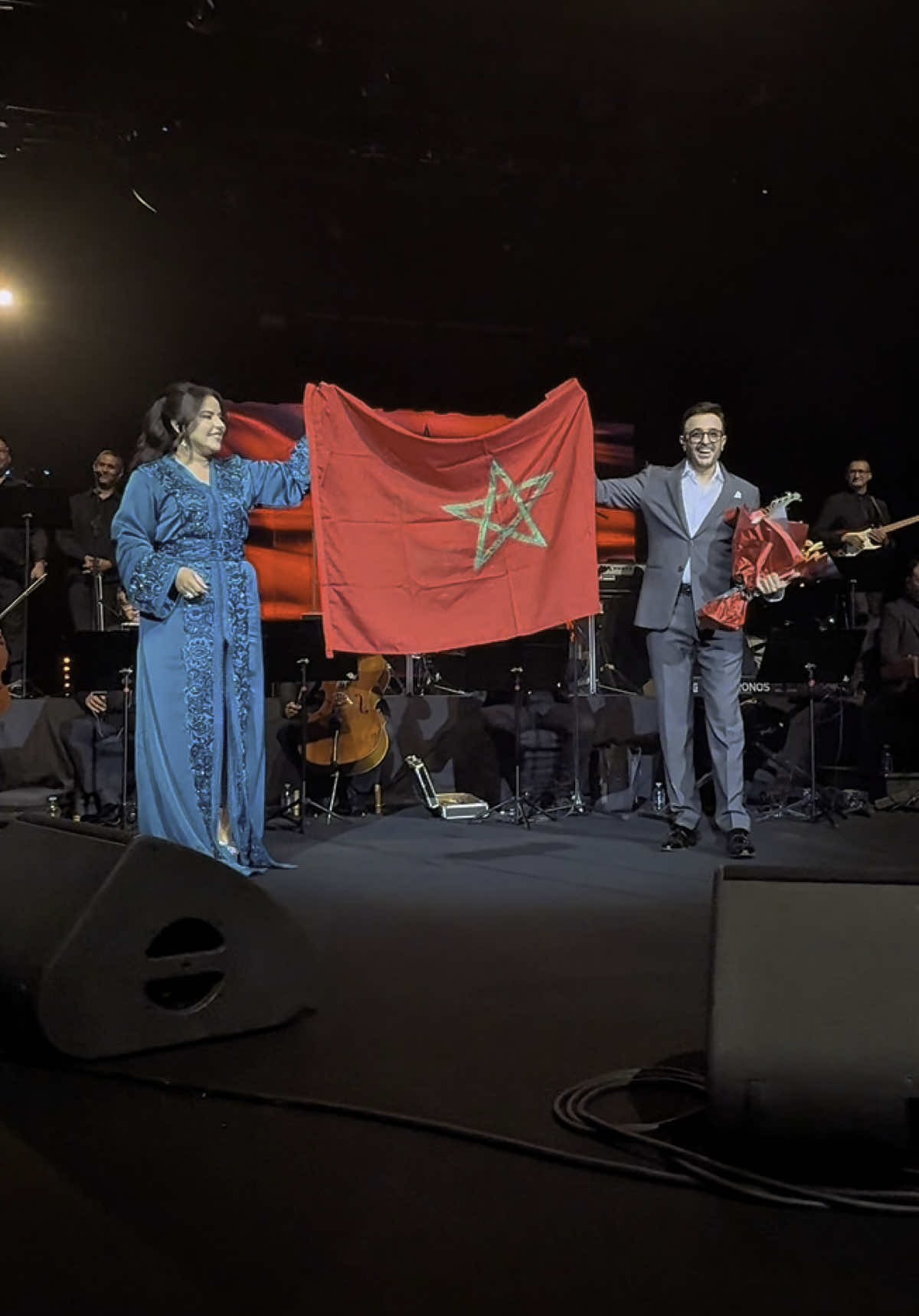 يفرحني دائماً حماس وحب جمهوري الحبيب! من أجواء مهرجان موازين في الرباط❤️ #SaberRebai #صابر_الرباعي 