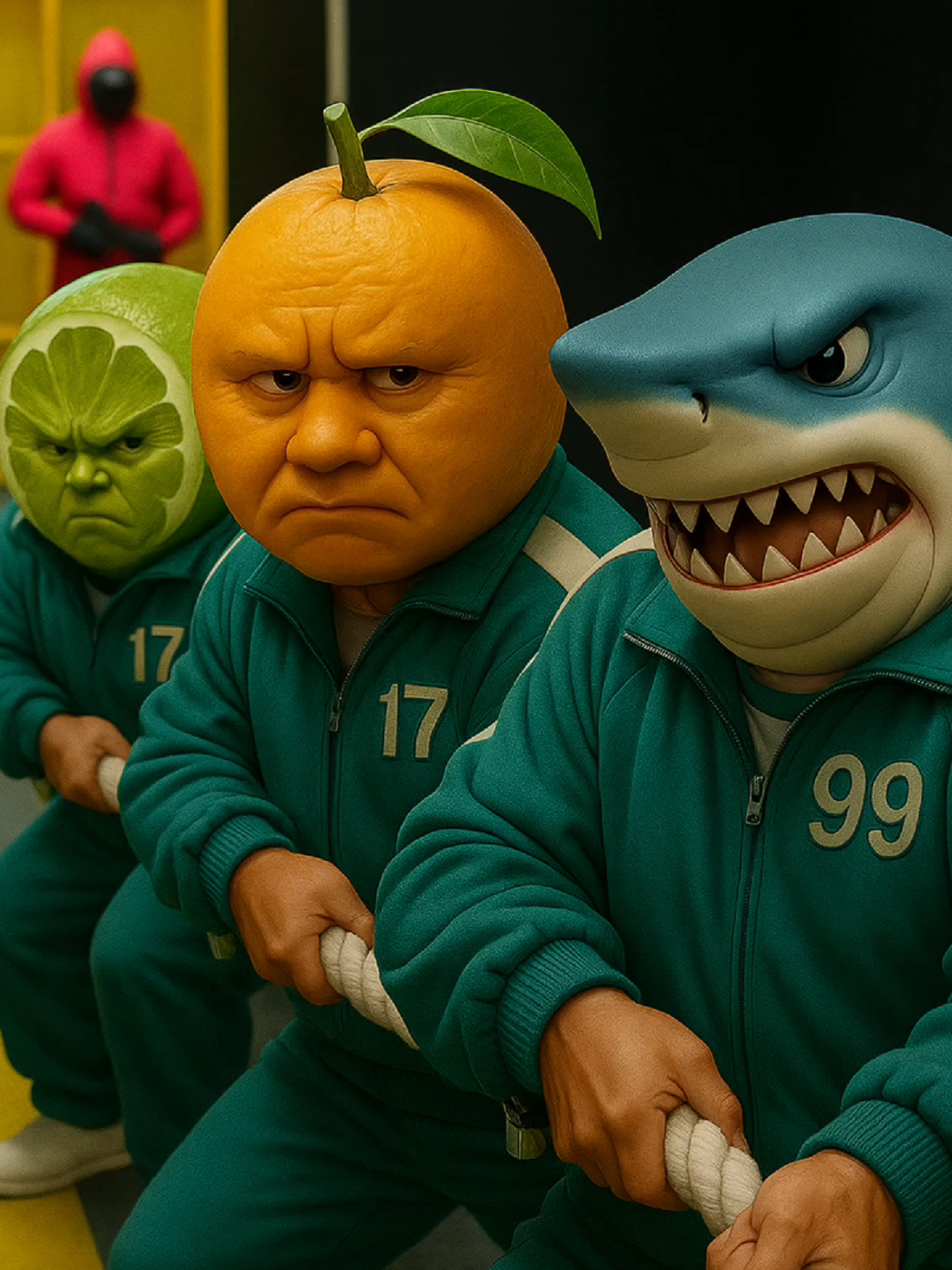 EPS 4 | TARIK TAMBANG SQUID GAME #tungtungtungsahur #anomali #dontol 