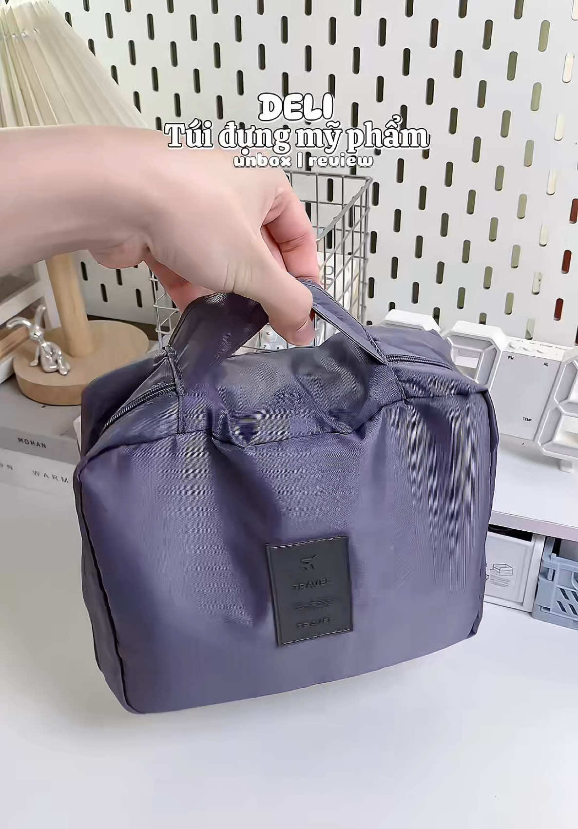Túi đựng phẩm đi du lịch nhỏ gọn tiện lợi ✨#nhyeeubox #deli #delilifestyle #tuidungmypham #tuidungmyphamdulich #unboxing #review #xuhuong #viral 