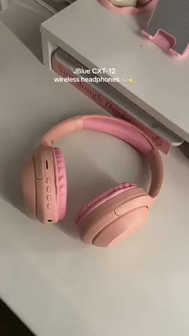 JBlue wireless headphones 💫💗 #headphones #wirelessheadphones #bluetoothheadphones #pinkheadphones #jblueheadphones 