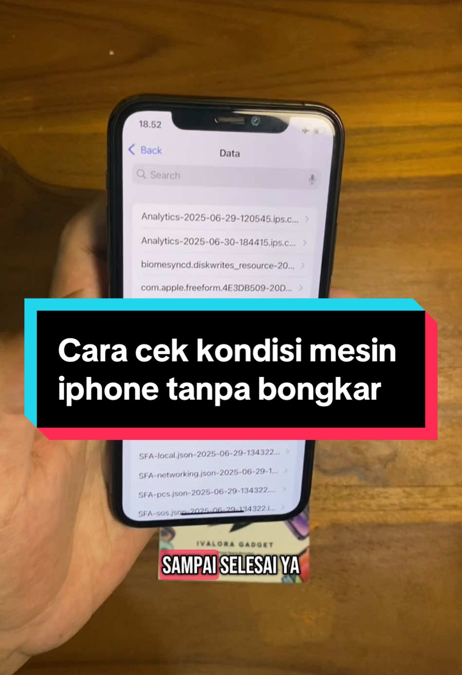 Tips cek kondisi mesin iphone tanpa perlu membongkar - cara cek panic full iphone #panicfull #tipsiphone #tutorialiphone #iphone15 #iphonebeacukai 