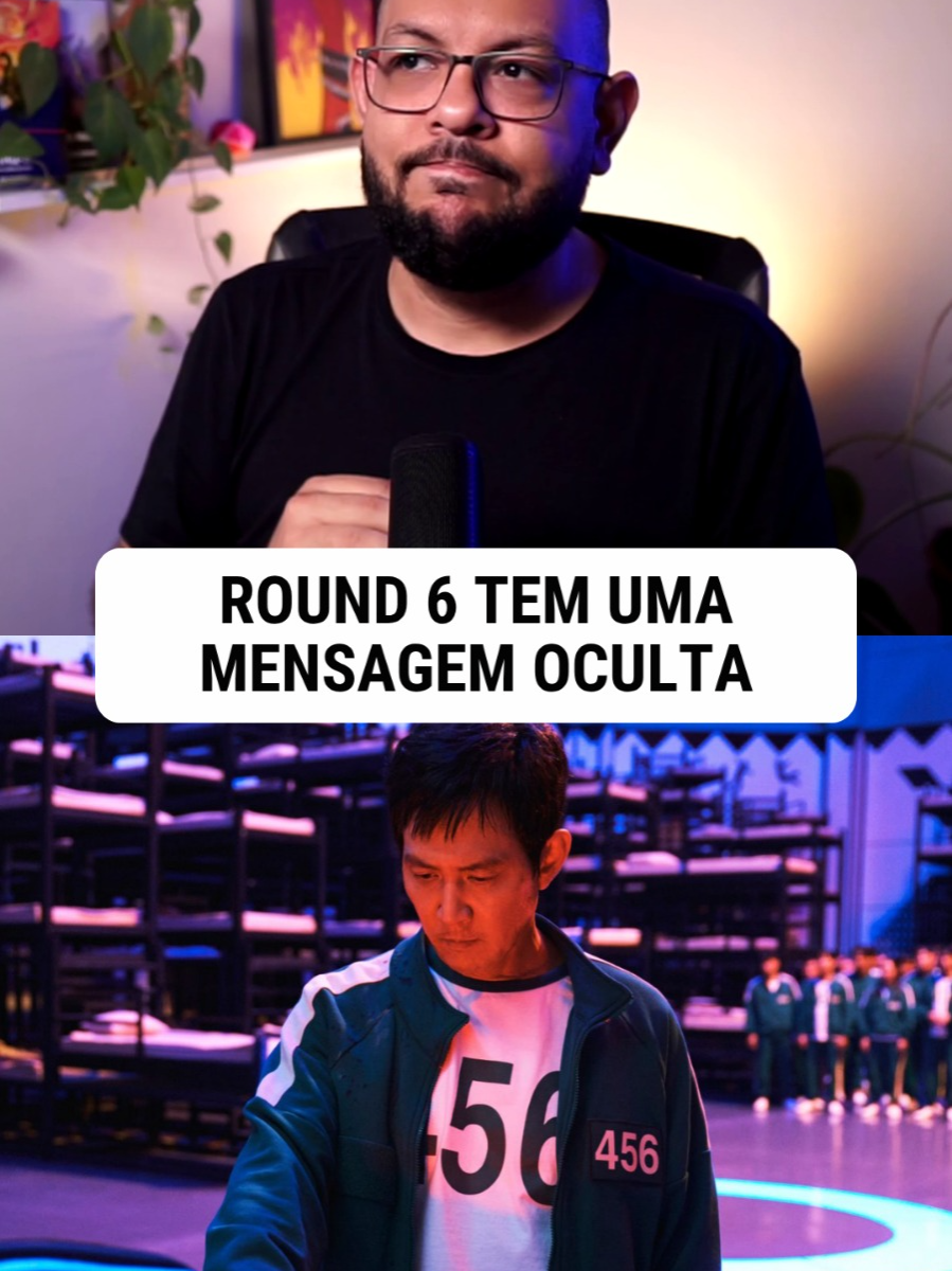Será que o criador de Round 6 deixou essa mensagem oculta sobre sua própria relação com a série e a Netflix? #round6 #seriados #series #netflix