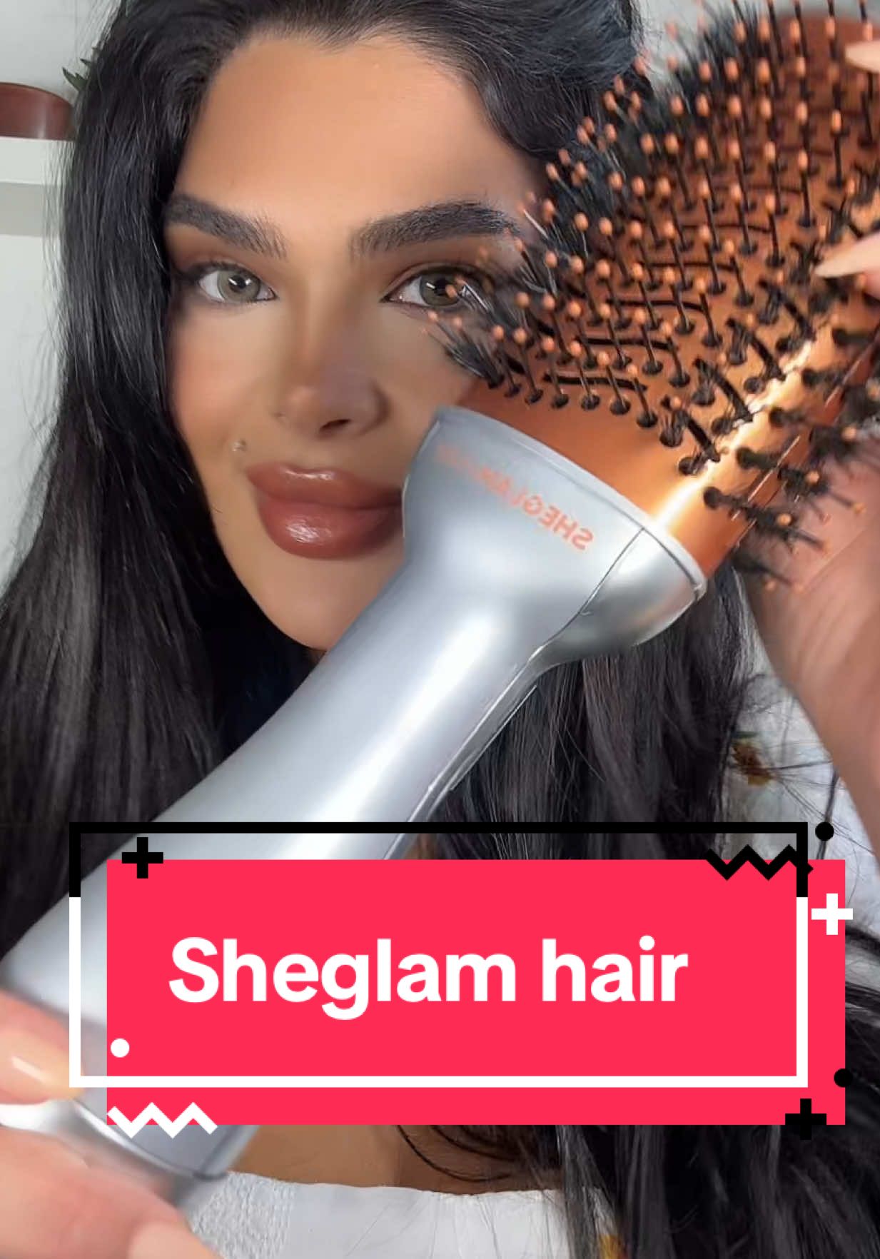 10 minutes brushing with SHEGLAM HAIR 🤔  4 in 1 hair dryer and styler volumizer  Sku: sb25032808761954009 finally in stock ! Thanks 😊  @SHEGLAM 