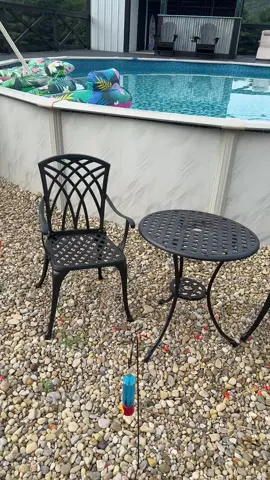 @GARVEE 3 piece bistro set #tiktokshopcreatorpicks #outdoorfurniture #bistroset #furniture #coffeetiktok #coffeetok #porchdecor #outdoorfun 