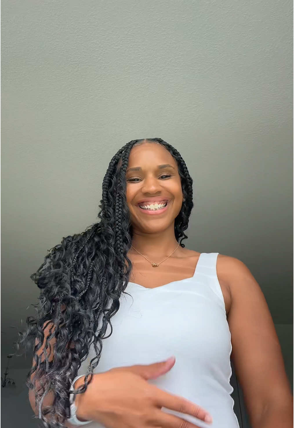 💁🏽‍♀️  #fyp #bohobraids #curly