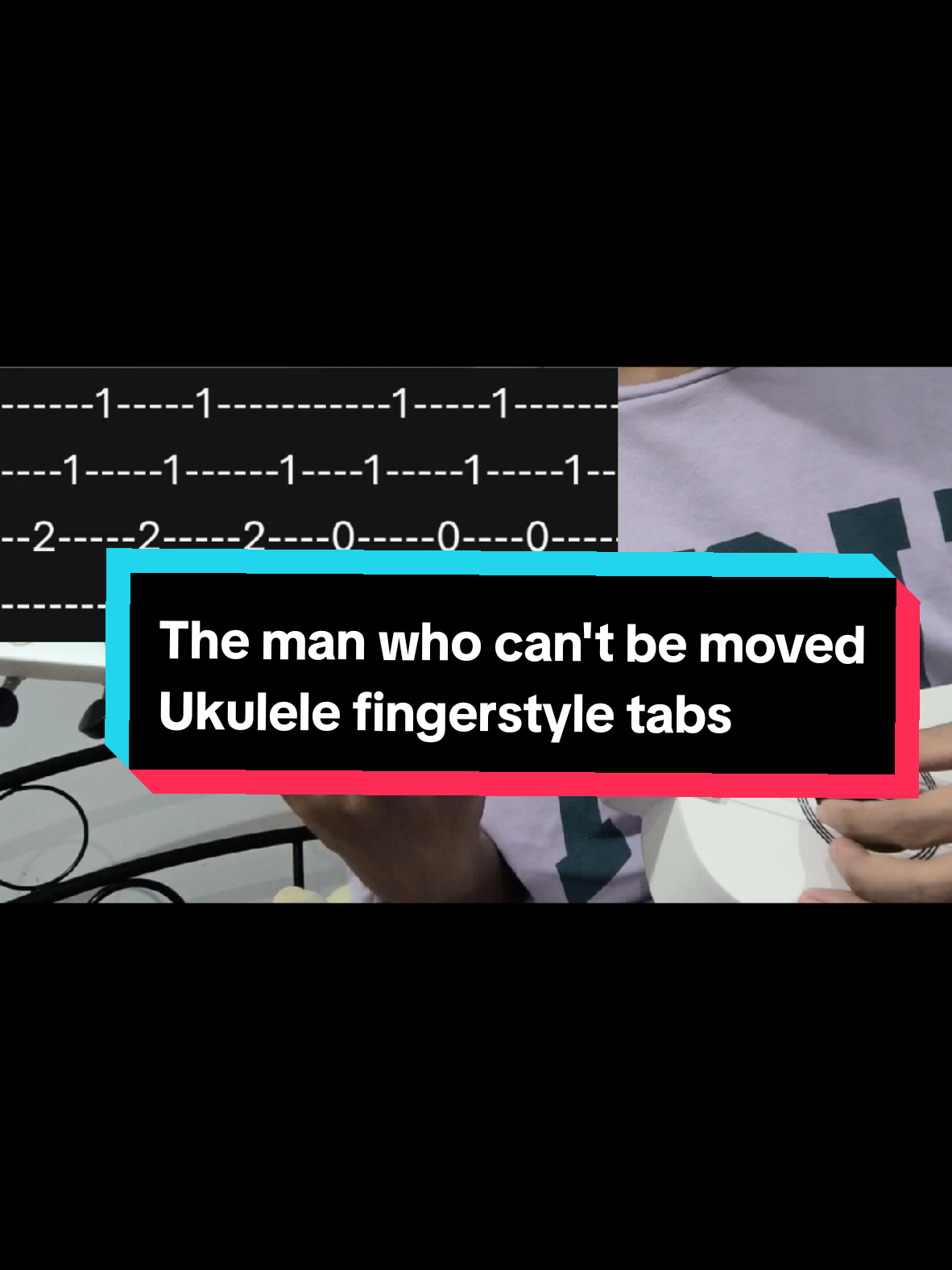 Replying to @aki_burat The man who can't be moved ukulele tabs .  .  .  .  .  .  #fyp #ukulele #heartstring #ukuleletabs #fingerstyle #themanwhocantbemoved #thescript #viral #freetabs #instrument #hobby 
