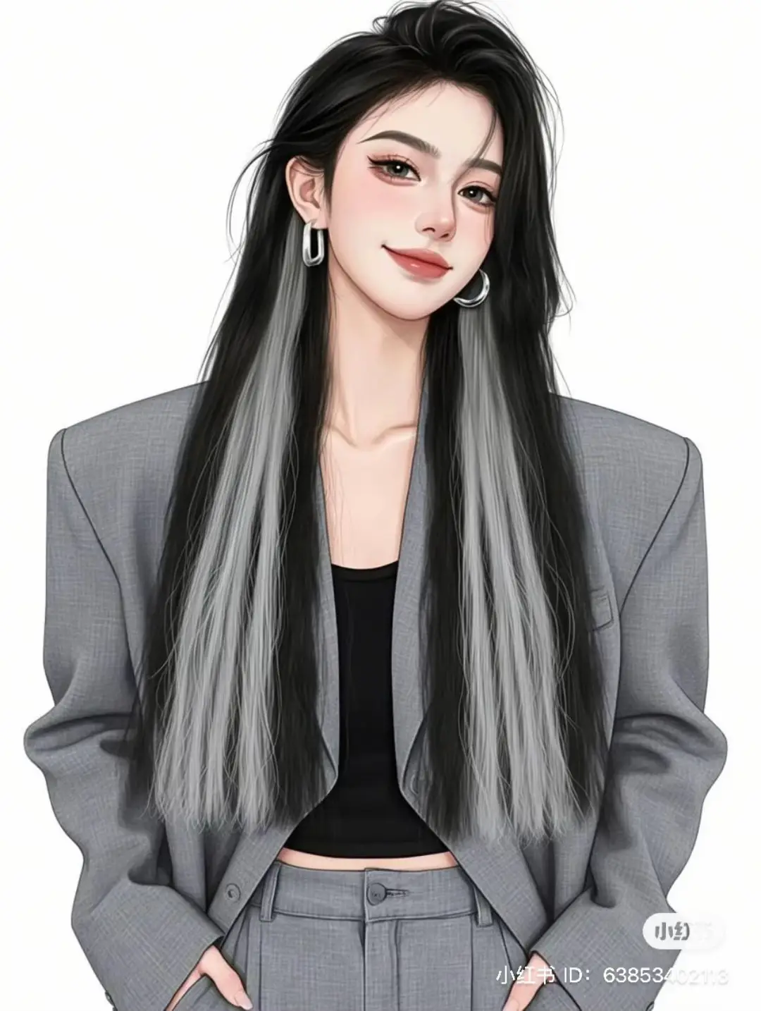 #aiprettygirl #aicartoon #สาวเท่ #สาวออฟฟิศ #ภาพวาดผู้หญิง #ai #ผู้หญิงใส่สูท 