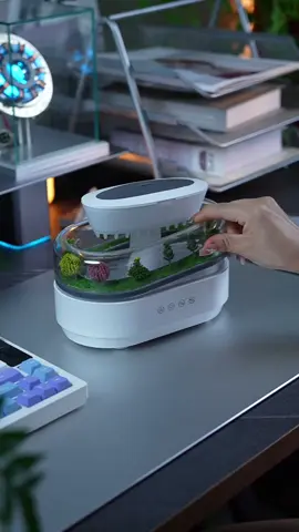 I have a rainforest on my desktop and it helps me relax.#UK #tiktok #cool #digital #TikTokMadeMeBuylt #SummerSale #humidifier