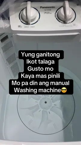 Manual washing machine pa din 💪 #washingmachine #panasonic #laundry 