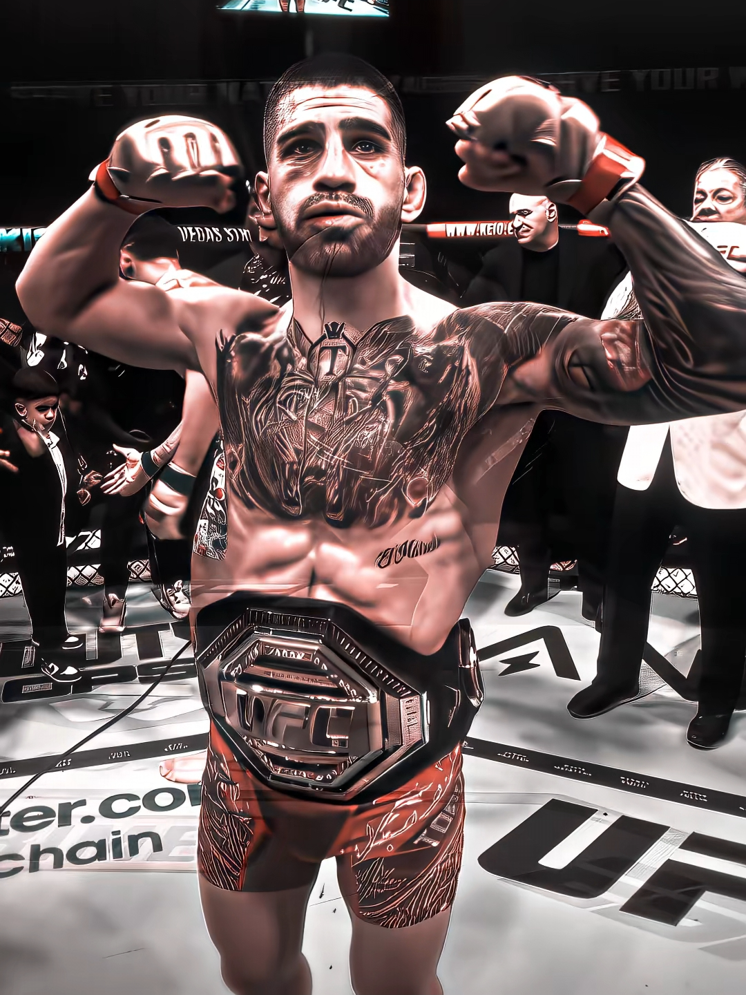 3 legends, 3 knockouts || Will he be the first triple champion on UFC?🤔 || #iliatopuria #UFC #mma #ultimatefighterchampionship #fighter #ko #topuria #topuriavsoliveira #fyp #Edit