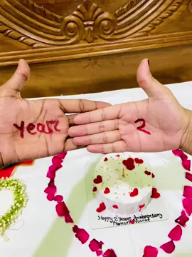 Celebrating 2 years of togetherness Alhamdulillah ♡🕸️ Happy anniversary @♡_Nusu_♡ 🫶🌻#mamun #trending #500k #froyoupage #viral 